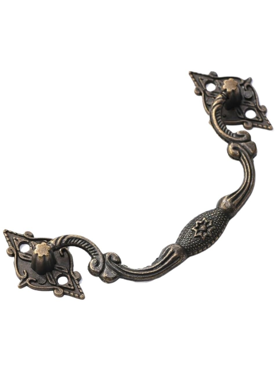 Tnbccxn Small Bronze Cabinet Handles, Cabinet Handles,Hardware Eight-Star Jewelry Box Handle(Large Gold)(Small Bronze)