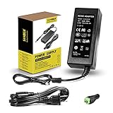 12V 5A Power Supply for LED Strip Lights, 60W Power Adapter, 120V AC to 12V DC Transformer(1 set)