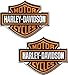 Chroma 5507 Harley-Davidson Domed Emblem Decal