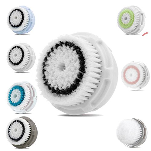 Replacement Facial Cleansing Brush Head for Clarisonic MIA 2 Sonic MIA2 Classic Plus Pro ArIa (Sensitive)