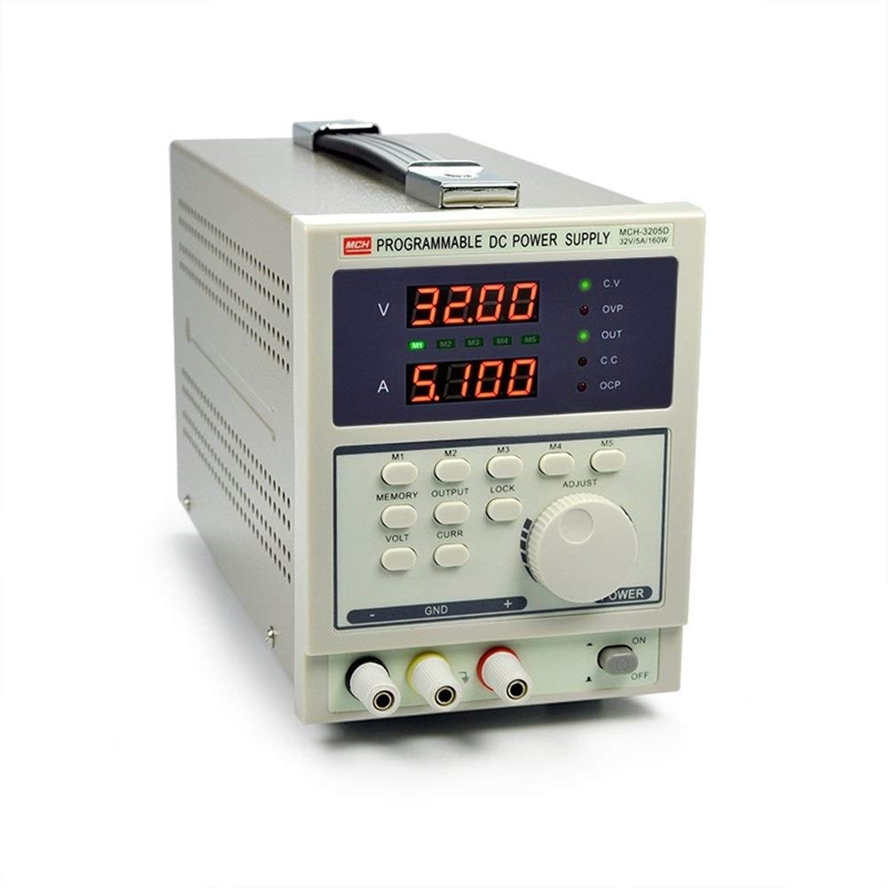 MCH3205D Fuente de alimentación de CC estabilizada programable Pantalla de cuatro dígitos Fuente de alimentación de CC lineal Para laboratorios y escuelas