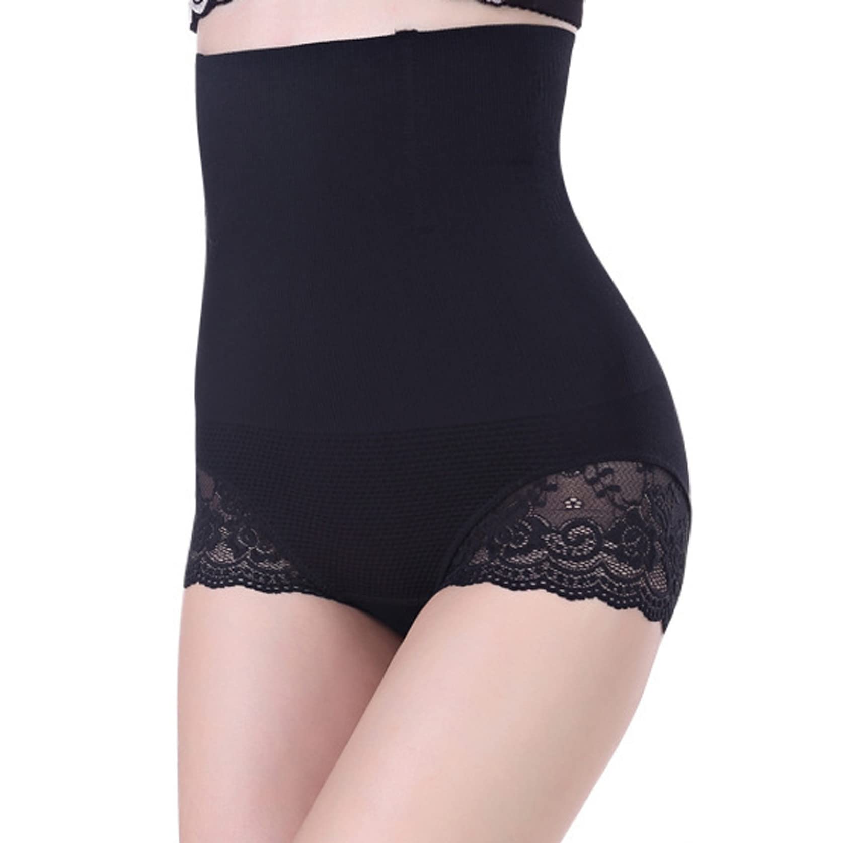 Ropa Interior Moldeadora de Encaje para Mujer, Vestido Entrenador de Cintura Alta, Bragas adelgazantes, Bragas con Control de Barriga, Moldeador de Cuerpo Delgado