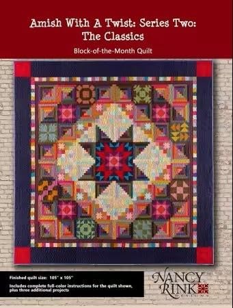 Nancy Rink Designs Amish with A Twist 2 Block of the Month NRDAWAT11