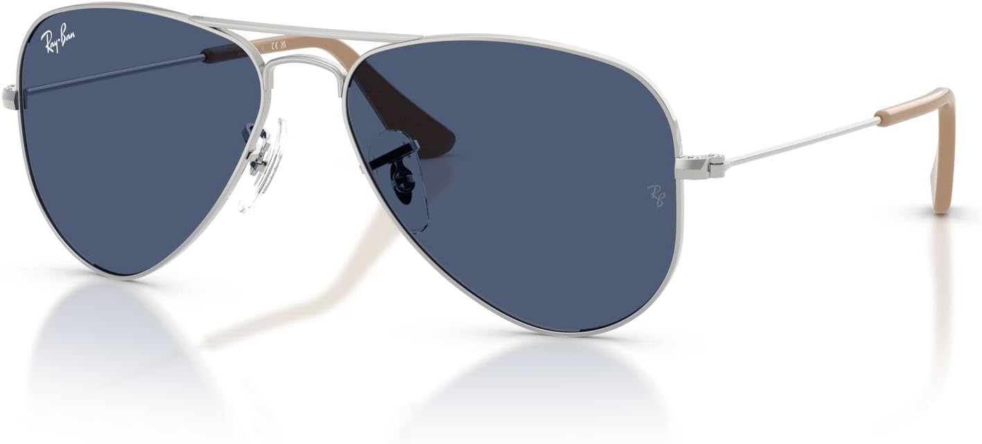 Ray-Ban Junior Kids' Rj9506s Metal Aviator Sunglasses