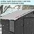 Devoko 6x4 FT Resin Storage Shed with Floor, Waterproof Tool Storage Shed with Lockable Door for Patio, Garden, Backyard, Dark Gray