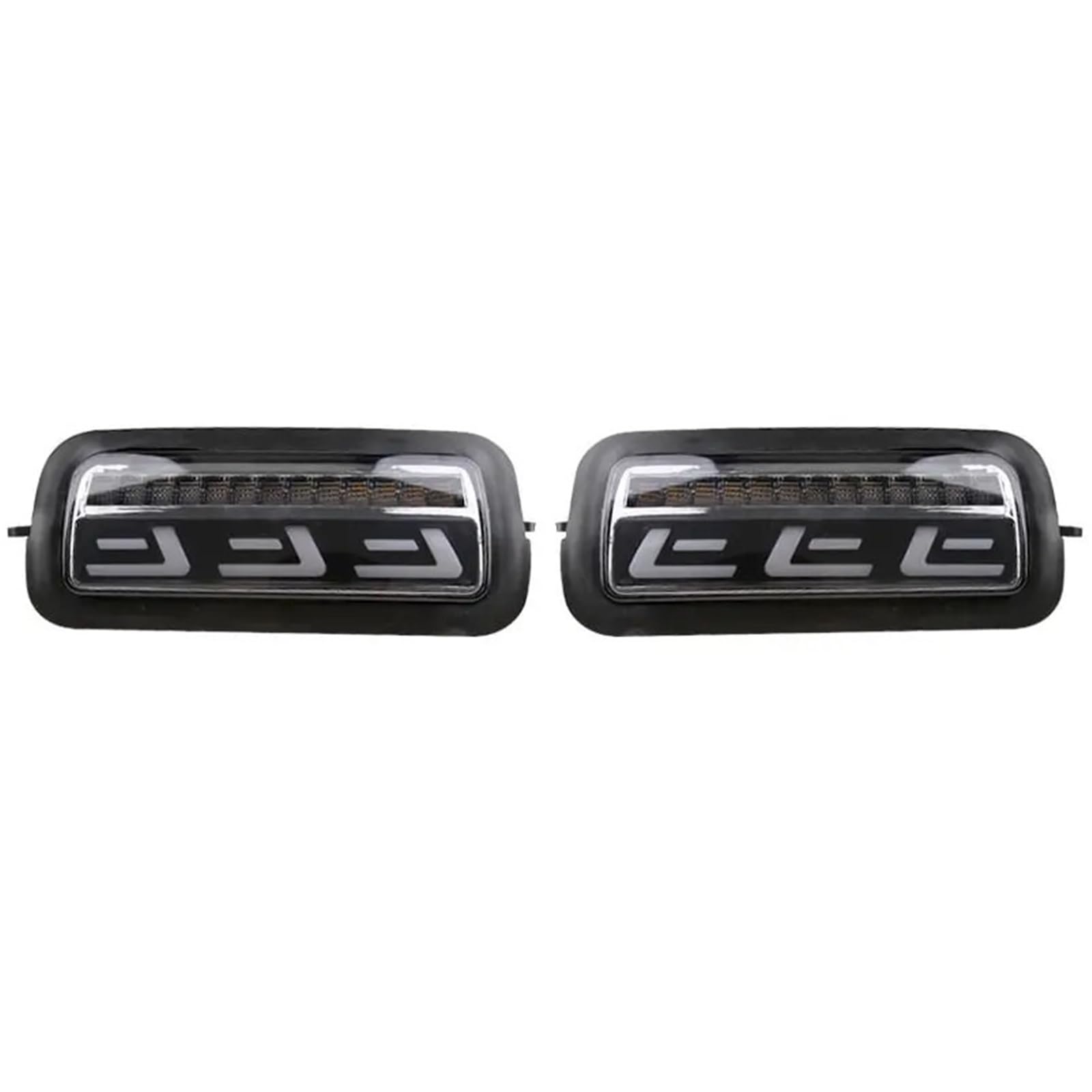 fari anteriori auto Adatto per Lada Niva 4x4 Car Styling Luci diurne a LED Luci di marcia diurna Segnale freno Accessori Faro anteriore per auto(Light C)