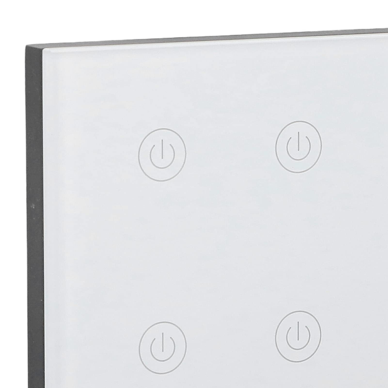 Interruptor de Luz Táctil de 8 Bandas, Panel de Interruptor de Pared Inalámbrico WiFi Inteligente para Control de Iluminación del Hogar, Control de Voz Temporizador Programación Aplicación