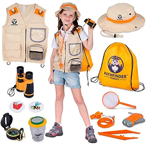 Kit de explorador para niños con accesorios para camping y captura de insectos Cover