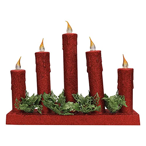 BaoFufc Luz eléctrica de Navidad luminosa LED lámpara de noche suministros para decoración de mesa de comedor restaurante suministro de luces de Navidad