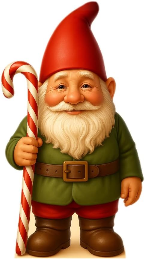 LEMONSODA Holiday Gnome Life Size Cardboard Cutout Standup, Photo Op - Made in USA - Christmas & Holiday Decorations