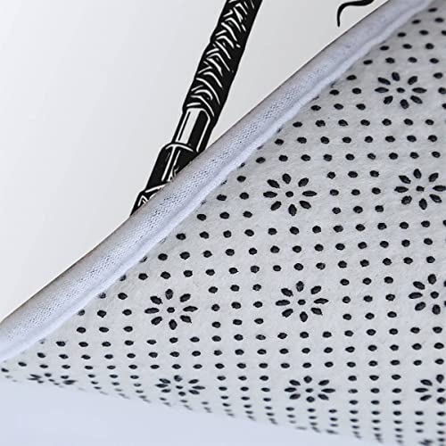 Badematten Set 3 teilig Wikinger Mythos 3D Badezimmerteppich Set WC Vorleger Set rutschfeste Badematte Maschinenwaschbar… – Bild 7