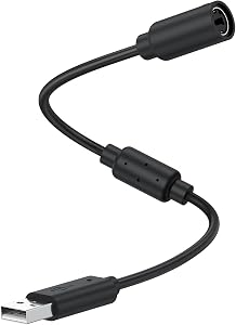 Replacement for Xbox 360 Controller Cable,Xbox to USB Breakaway Cable for Logitech G920 G923 G27 G29, Thrustmaster 458 Spider, RockSmith Game
