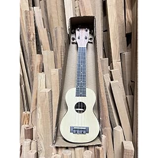 Ukulélé Concert en épicéa et sapele et sac cadeau - Les Beatles, Paul McCartney, John Lennon, RIngo Starr, George Harrison