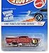 Hot Wheels 1997 First Editions Series #5 of 12 Cars, Pink '59 Chevy Impala on Square Card