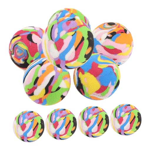 Parliky 10 Piezas Bolas de Golf de Práctica Reutilizables Elásticas de EVA Resistentes al Desgaste para Entrenamiento Interior y Exterior para Entrenamiento de Swing y Desarrollo Muscular