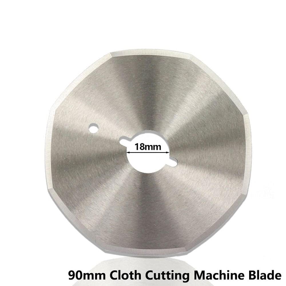 Cuchilla for máquina de corte de tela HSS, 1 disco de corte circular con opciones de diámetro de 65 mm a 125 mm(90mm)