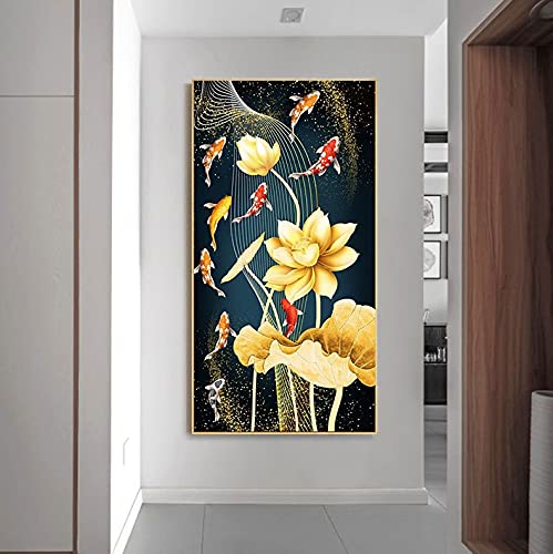 Art crafts for home wall decor gifts lotus doré pour un anniversaire original
