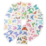 DECORNIJIA 20 Blatt Bunte Schmetterling Tattoo Aufkleber Temporäre...