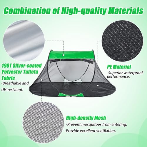 Carpa Pop-up para 1 persona con mosquitero para camping miniatura 6