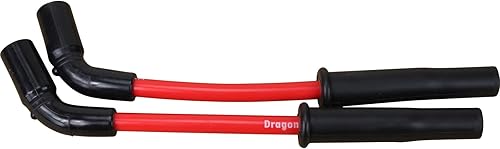 Miniatura 2 de AIP Electronics Dragon Fire Race - Cable de bujía de 0.402 in para Harley-Davidson FXCW FXCWC FXS B OEM Fit PWJ190