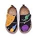 UIN Kids' Fashion Sneaker Colorful Painted Art Funny Walking Casual Loafers Universe (2Y)