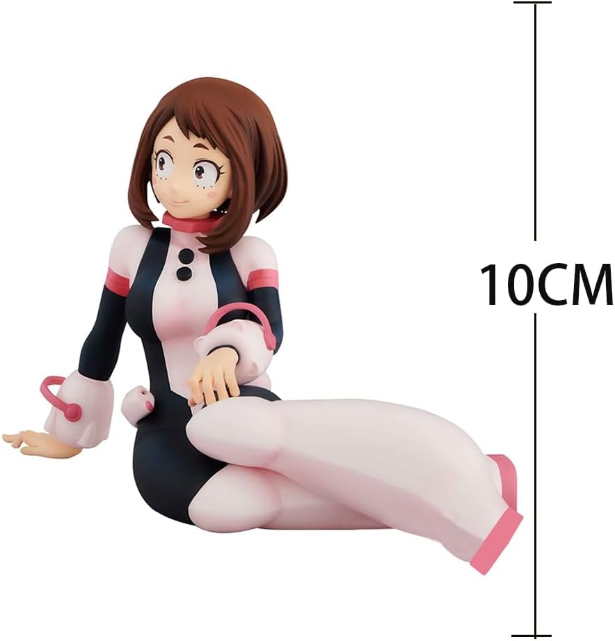 YLQANONG MHA Figures 2PCS Toga Himiko/Uraraka Ochako Anime Figure Statues PVC Anime Action Figurine 3.94IN