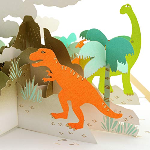 Hallmark Signature Paper Wonder Pop Up Birthday Card (Dinosaurs) #TOP6