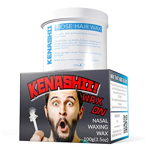 Vax på. Nasalvaxning av Kenashii. 100 g. Endast vax, applikatorer säljs separat. Vax som nässkägg