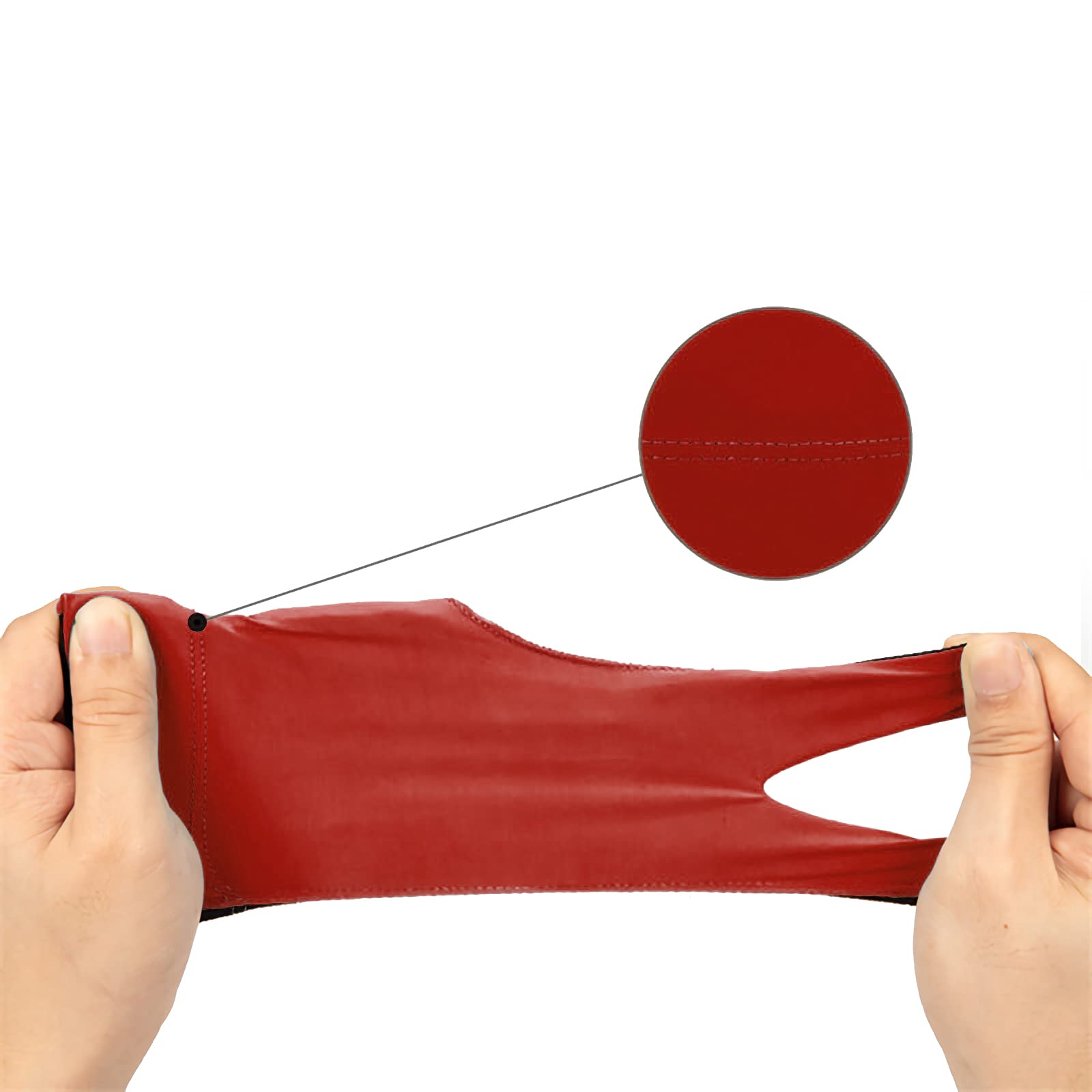 ITODA Guanti da biliardo per mano sinistra Guanti elastici da biliardo resistenti all'usura 3 dita Guanti da spettacolo sportivi