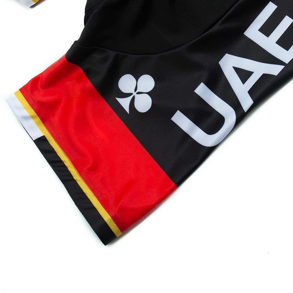 Conjunto de camiseta de ciclismo para hombre, con acolchado de gel 12D, camiseta de bicicleta de carretera + pantalones con peto, kit de ropa de ciclismo de secado rápido