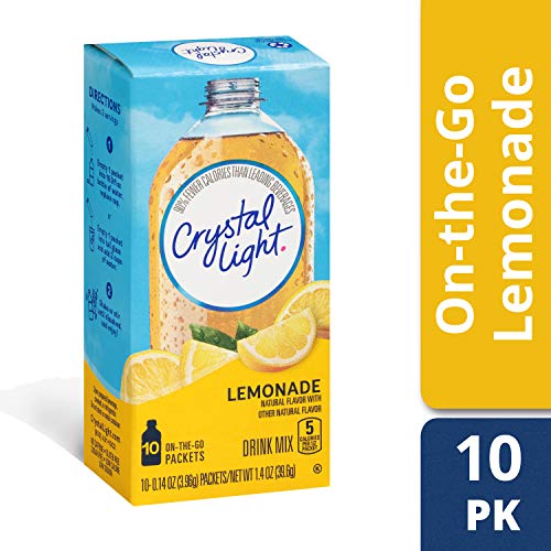 Crystal Light Sugar-Free Lemonade Drink Mix (60 On-The-Go Packets)10 Count (Pack Of 6) #TOP1