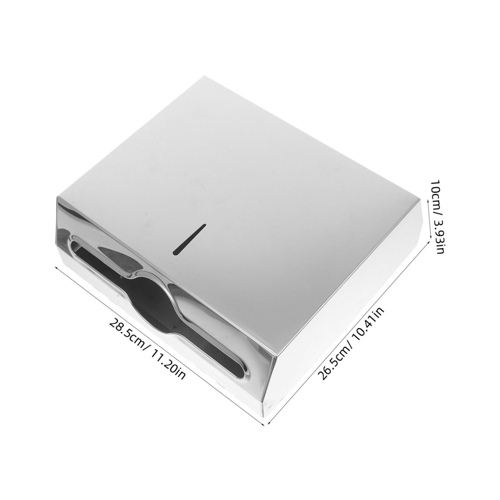 PartyKindom Dispensador De Toallas De Papel Montaje Pared Soporte De Inoxidable para Baños Públicos y Hospitales Diseño Duradero y Fácil Instalación
