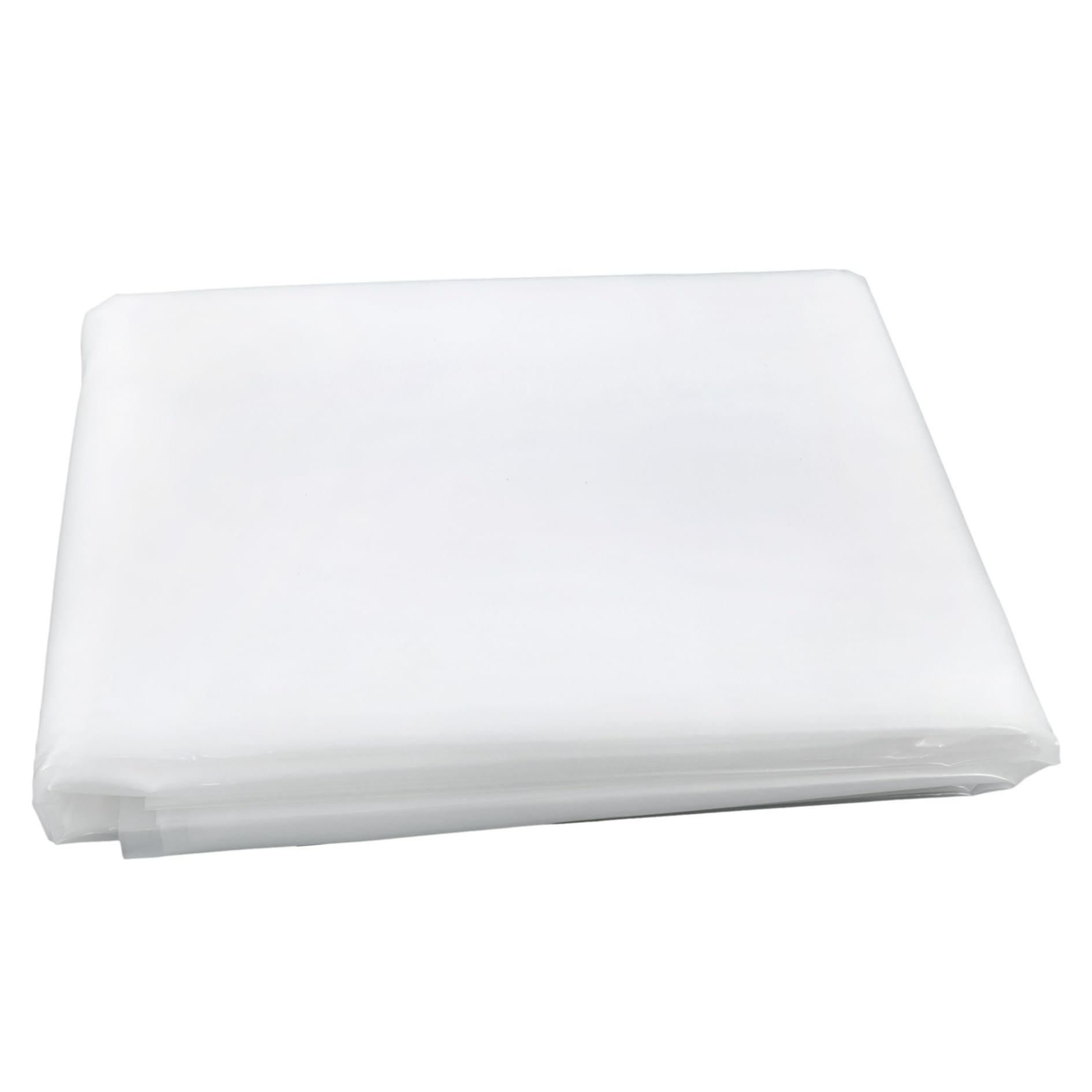 Película de plástico transparente para invernadero, 10 x 30 pies, película de plástico de invernadero de 6 mm de grosor, película de polietileno transparente