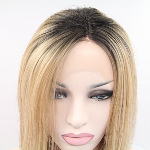 Perruque blonde ombrée pour dissimuler la repousse et sublimer le visage - 3