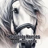 Heavenly Horses Coloring Book: Enchanting Horse Imagery for All Ages (InkScape Coloring Books)