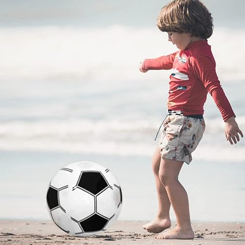 Miniatura 3 de Pelota de playa de fútbol de 16 pulgadas para niños paquete de 24 pelotas de playa inflables para piscina, pelotas de playa, decoraciones de fiesta