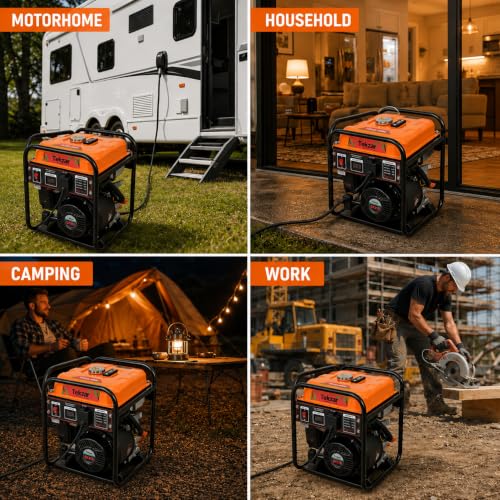 Image of 3000W Petrol Inverter Generator, 3300W Max, 220V, Pure Sine WaveS