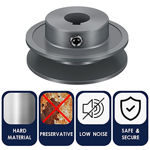 Tondiamo TONDIAMO- GROOVE WEB-01 Mechanical Belt Pulley Single/Double Groove Web Sheave Bored-To-Size Belt Sheave Cast Iron Belt Section thumb #3