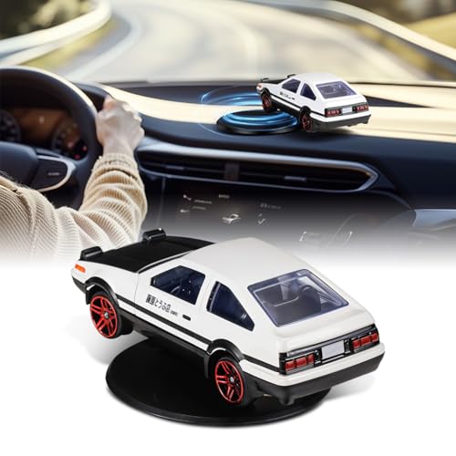 Image of STHIRA Mini Car Model Drifting AE86 Car Model with Self Adhesive Base,2.95inches Alloy AE86 Initial D Dashboard Decor Charm Desk Decor Room