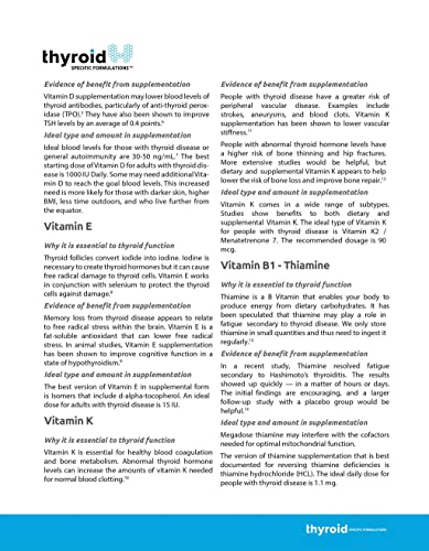 Thyroid Specific Formulations Thyroid Daily