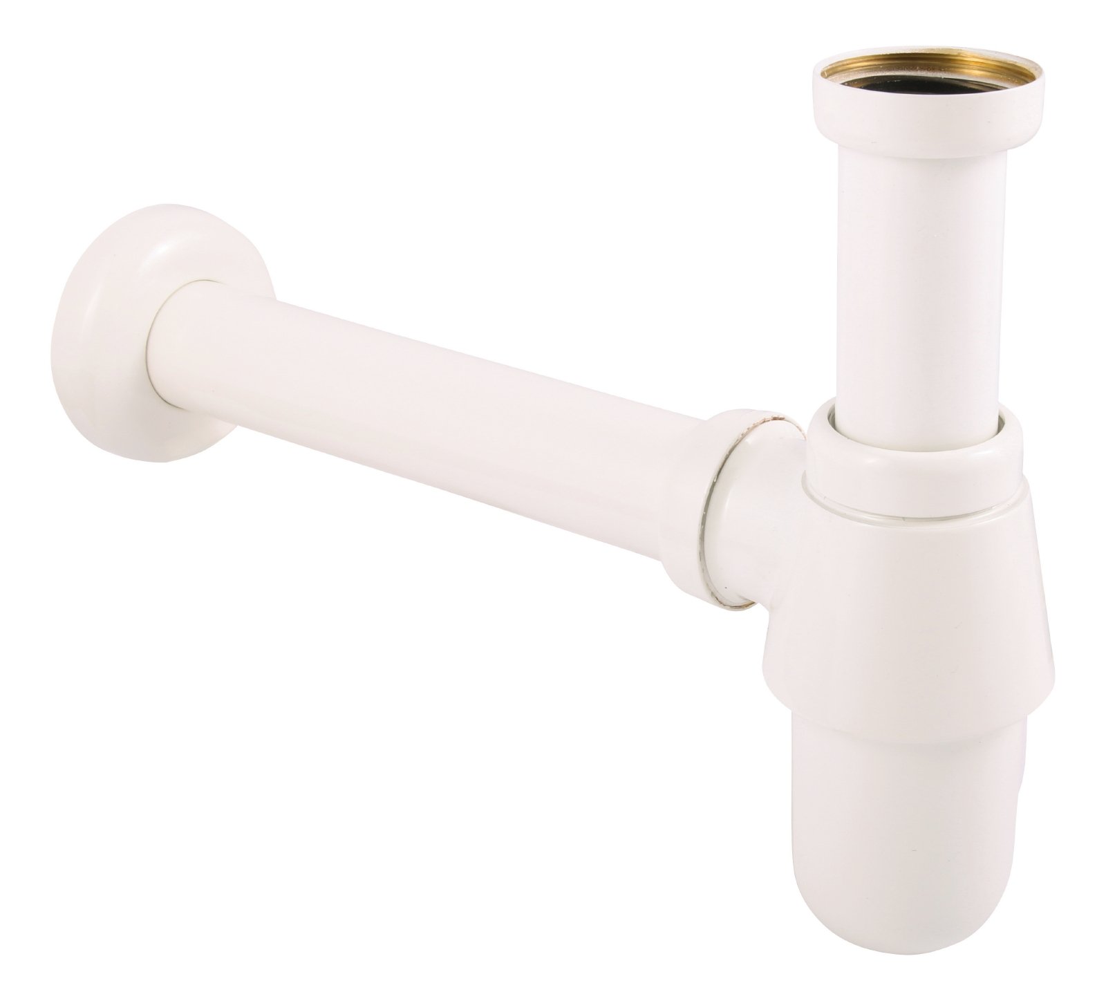 Sanitop-Wingenroth 22125 2 Botella de Lavabo con Trampa para olores (32 mm de diámetro), White-Model 1, 1 1/4 Zoll