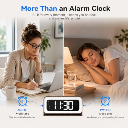 Clock Camera 2K 5G and 2 4G WiFi Indoor Security Wood Grain Cameras for Home 3 in 1 with - image 5