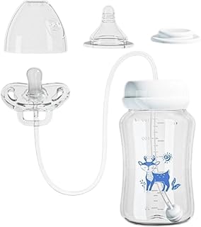 Anti Colic Kids Bottles Anti Colic Leakproof Breastfeeding Cup | Kid Nursing Feeder for Water Formula Cereal Home Travel Outdoor Camping Apartment