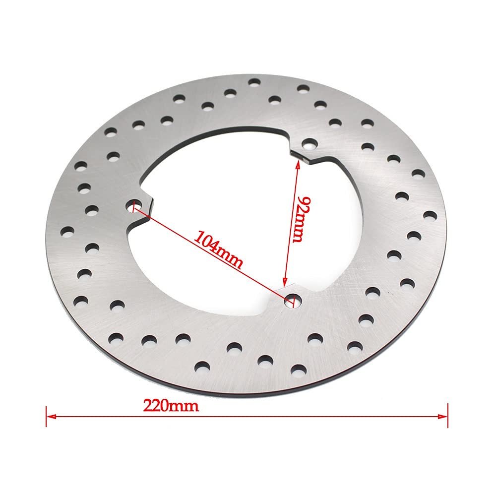 Discos de Freno 220mm 5mm para Y&amaha YZF-R3 R3 321cc ABS 2015-2019 MTN320A MT-03 321cc 2016-2019 Rotor De Disco De Freno Trasero De Motocicleta