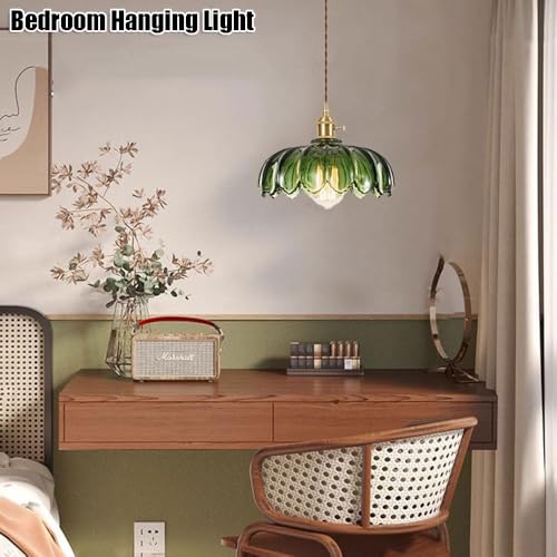 Lampe suspendue en verre créative culot E27 tête unique - 3