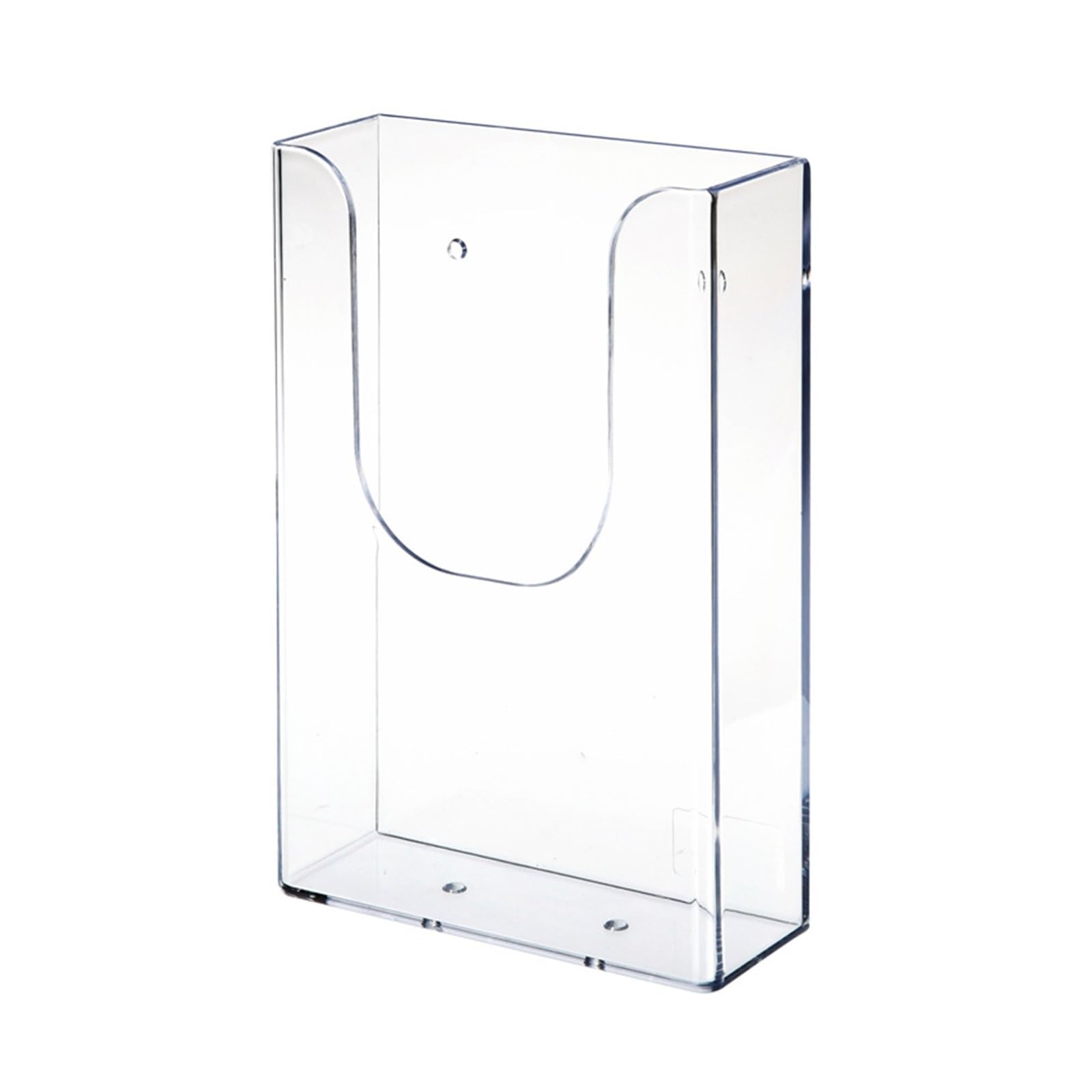 Ptasccne Clear Acrylic File Magazine Rack Wall Mount Vertical Brochure Magazine Holder for Home Office Work Desktops magazine rack