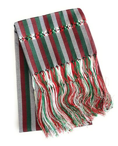Mexican Handmade Fiesta Rebozo Shawl – Traditional Women’s Chal – Cinco de Mayo Outfit – Colorful Mexican Table Runner for Home, Wedding, Party & Fiesta Decoration2