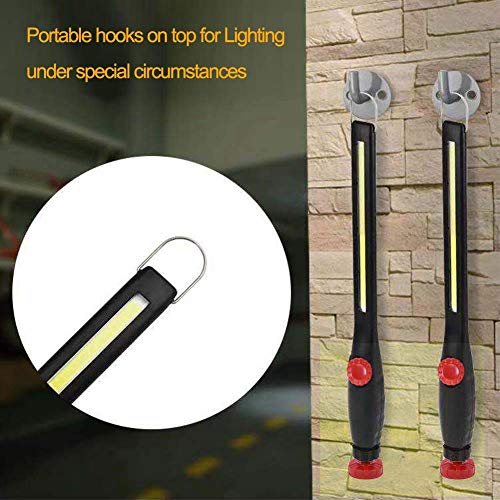 Werkstattlampe AuRiver LED Arbeitsleuchte mit Akku und Magnet