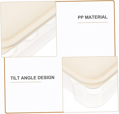 Miniatura 6 de Cabilock 24-Capacity Refrigerator Egg Holder Stackable White Egg Storage Container Lid for Kitchen Organization and Freshness Preservation