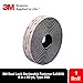 3M Dual Lock Reclosable Fastener SJ3550, Type 250, 1 Roll, Black, 6 in x 50 yd, Industrial Use, Temperature, Moisture, UV Resistant, Snaps Shut, Durable for Repeated Opening and Closings